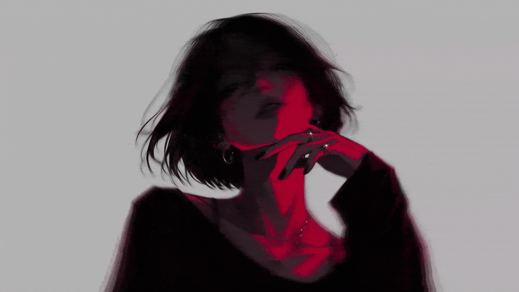 短发个性美女黑红主题4K高清车机壁纸 3840x2160免费下载 短发个性美女黑红主题4K高清车机壁纸 3840x2160免费下载