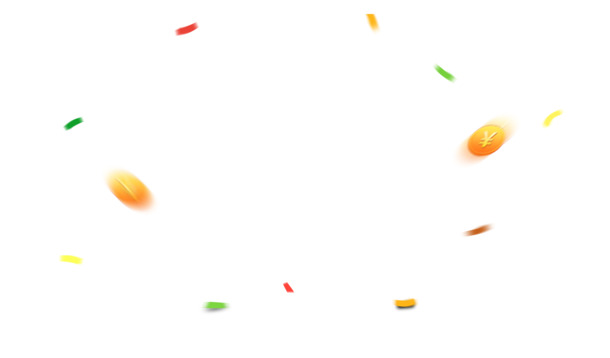 金币红包雨高清透明PNG漂浮元素设计素材免费下载