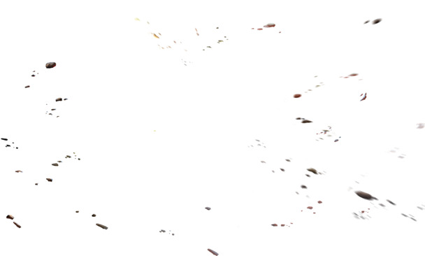 飞舞碎石粒高清PNG透明漂浮元素设计素材免费下载