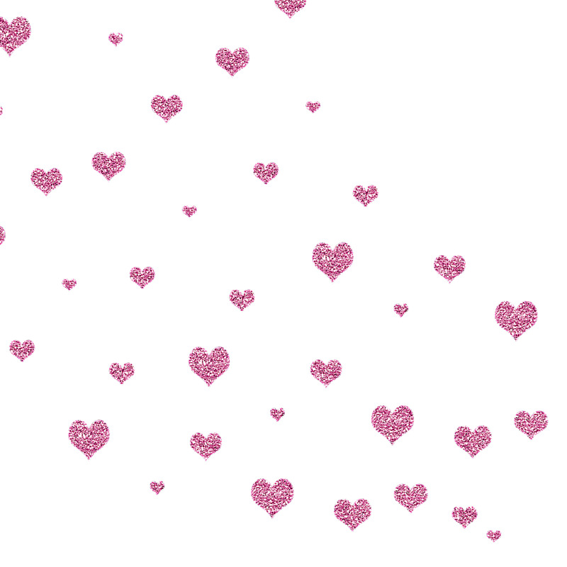 漂浮的小心心高清PNG透明漂浮元素设计素材免费下载