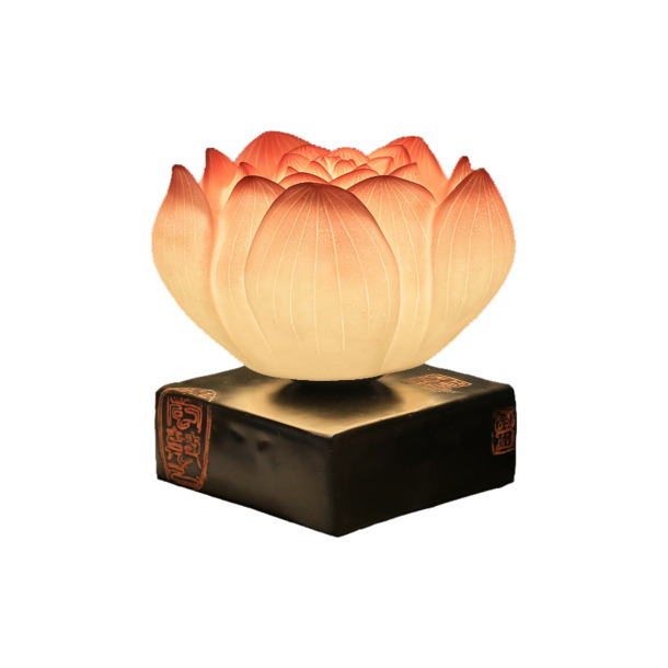 个性莲花灯高清PNG透明图片-元旦春节元宵节日设计素材免费下载