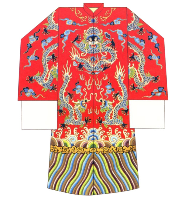 美丽戏剧服装中国风高清PNG透明装饰元素设计素材免费下载