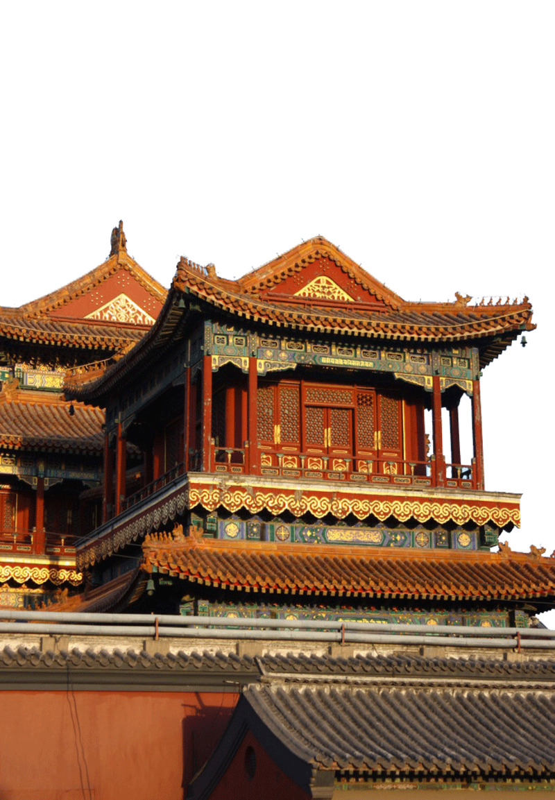 雍和宫高清PNG透明背景摄影风景设计素材免费下载