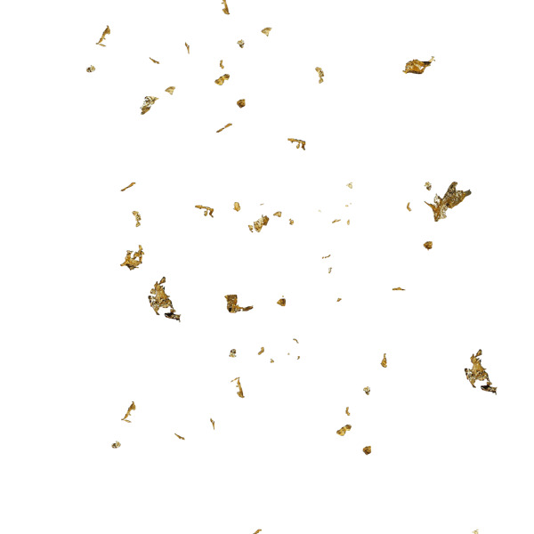 漂浮金片PNG透明素材免费下载