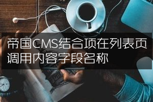 帝国CMS结合项在列表页调用内容字段名称
