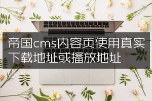 帝国cms内容页使用真实下载地址或播放地址