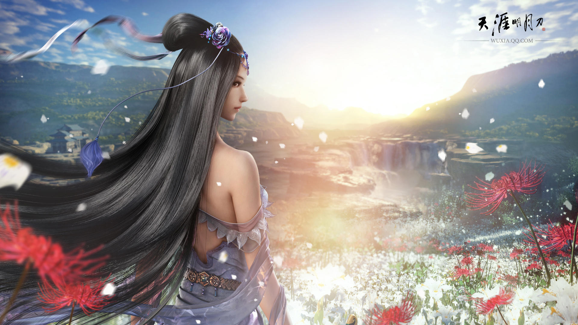天涯明月刀，绝美游戏女神壁纸，免费电脑壁纸高清下载