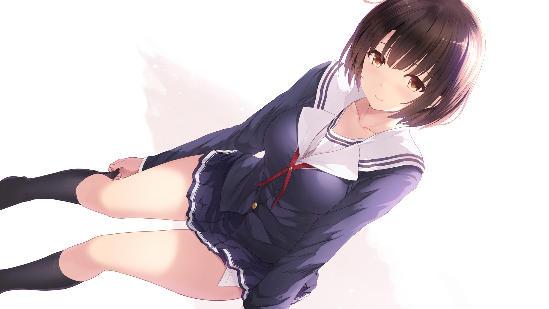 不起眼女主角培育法 加藤惠 水手服动漫壁纸