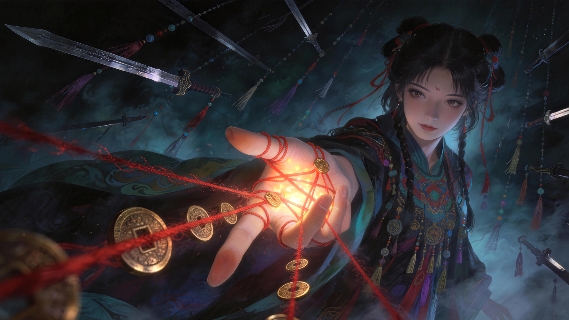 捉鬼天师动漫女孩高清车机与电脑免费壁纸下载