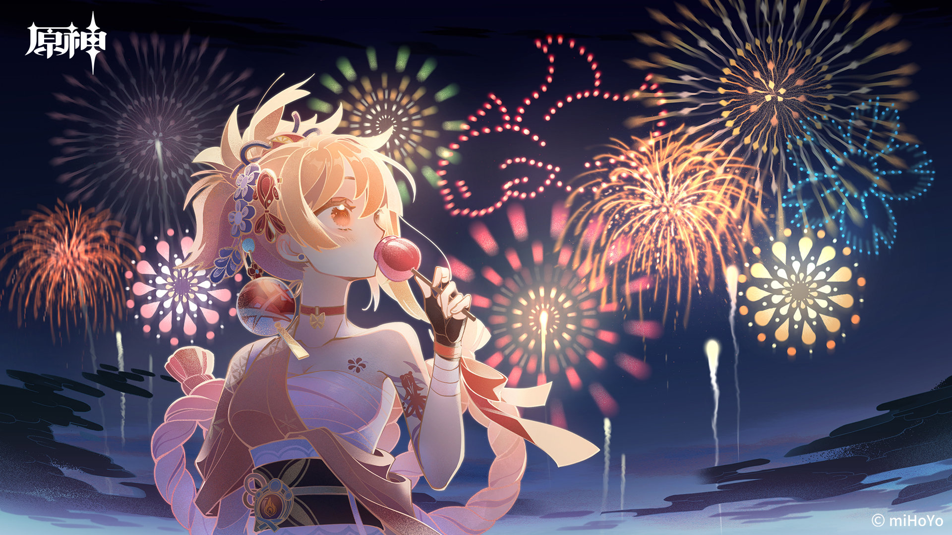 原神夏祭宵宫，绝美壁纸免费下载，电脑专属！