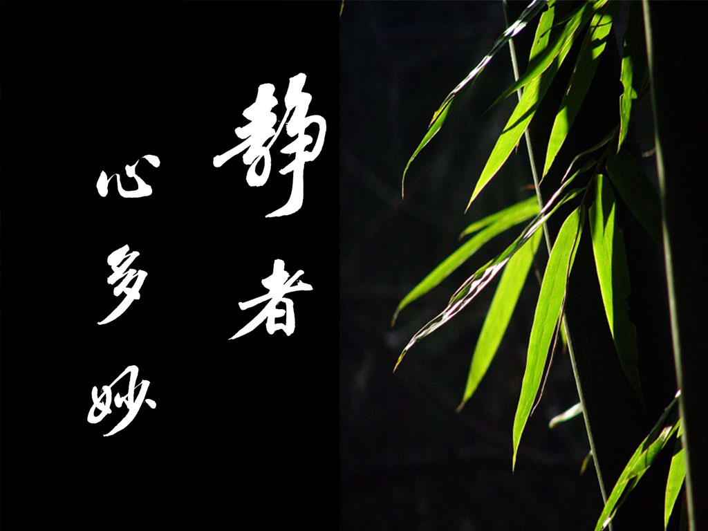 静谧之美，免费静”字桌面壁纸设计，一键下载电脑壁纸