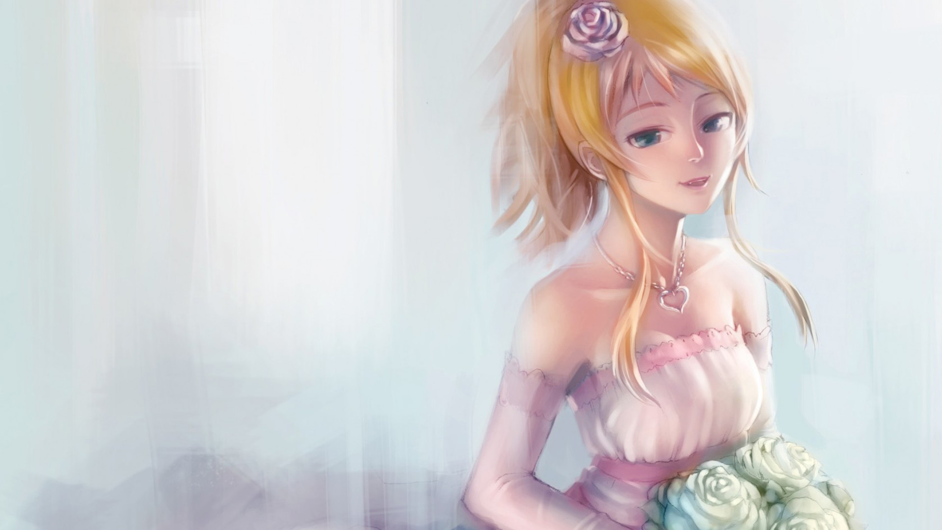 婚纱礼服动漫女生壁纸