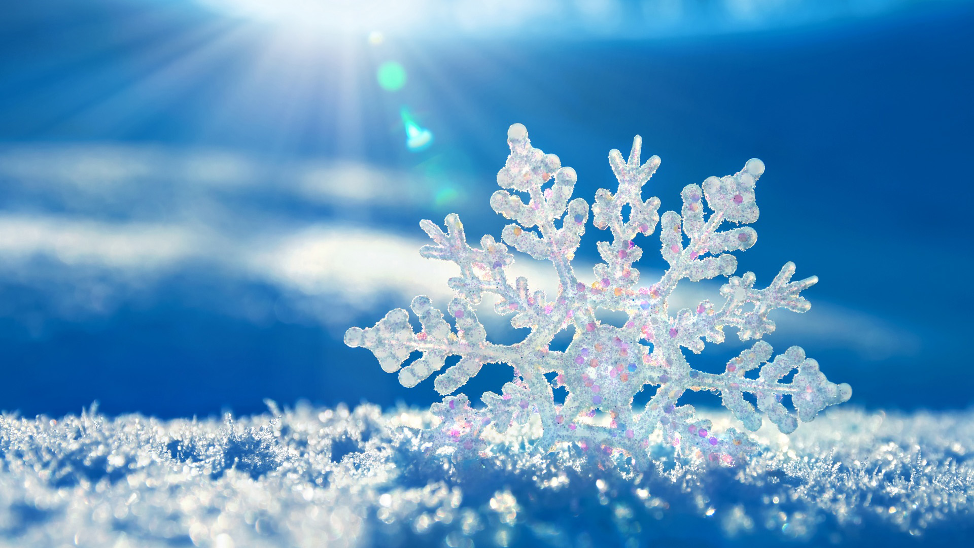 雪花电脑壁纸