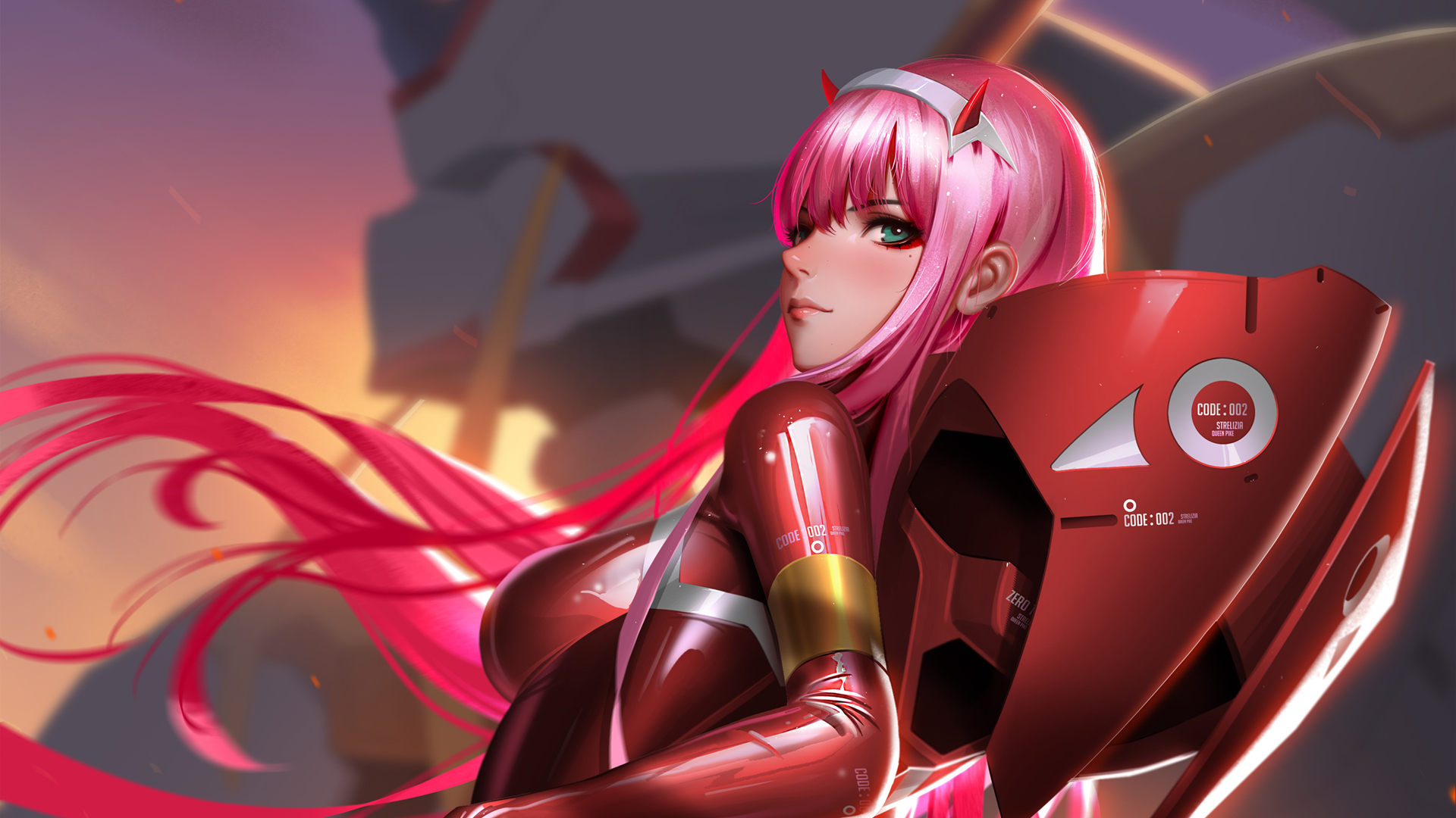 DARLING in the FRANXX 002超高清壁纸，免费动漫电脑壁纸下载