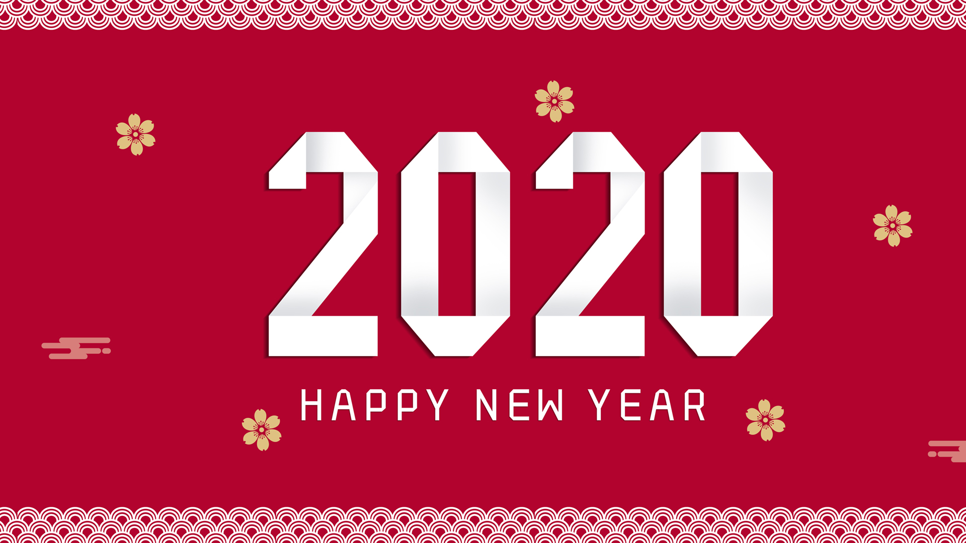 2020新年快乐，精选节日电脑壁纸，免费下载！