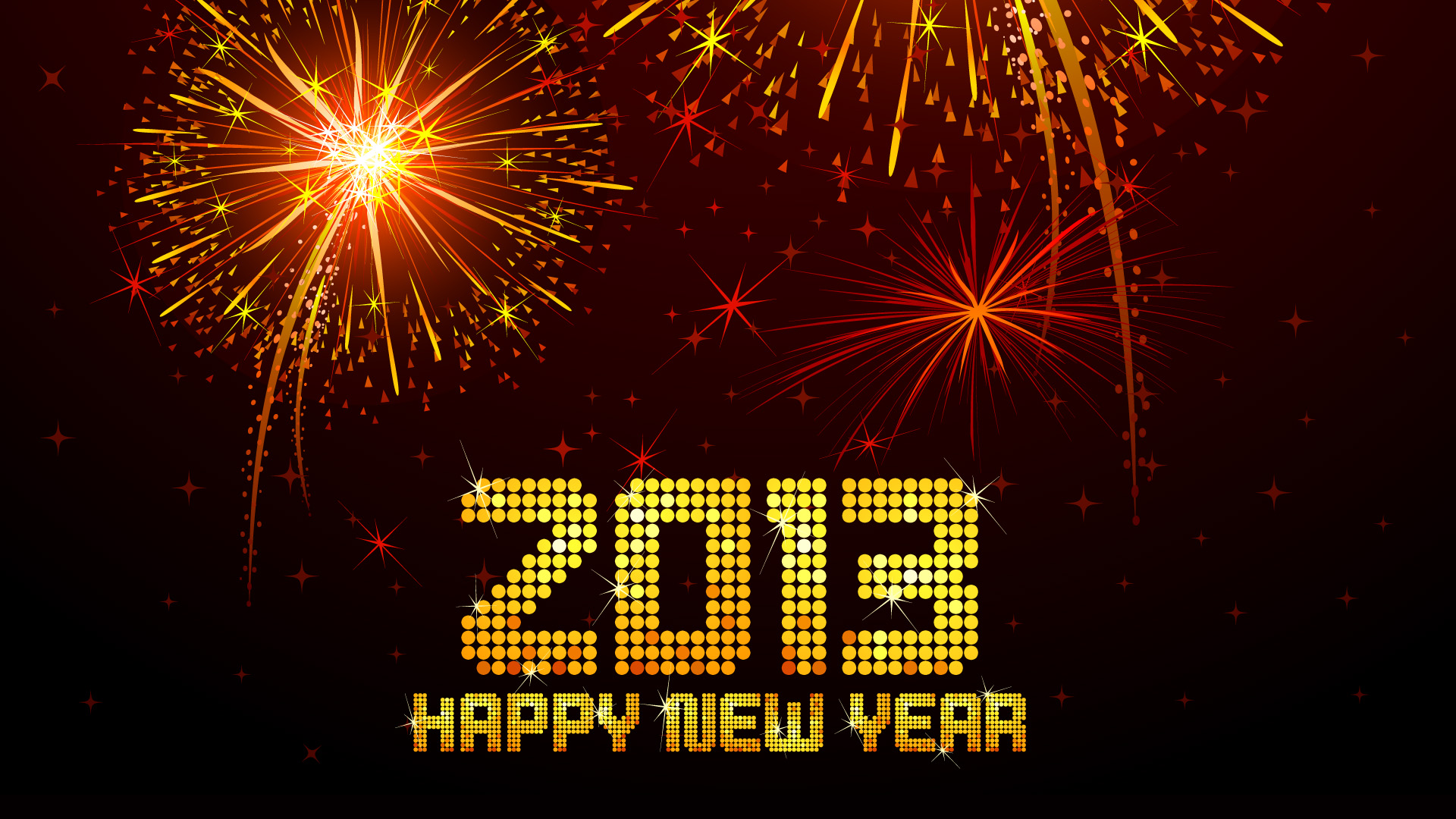2013璀璨新年精选桌面壁纸，免费节日电脑壁纸下载