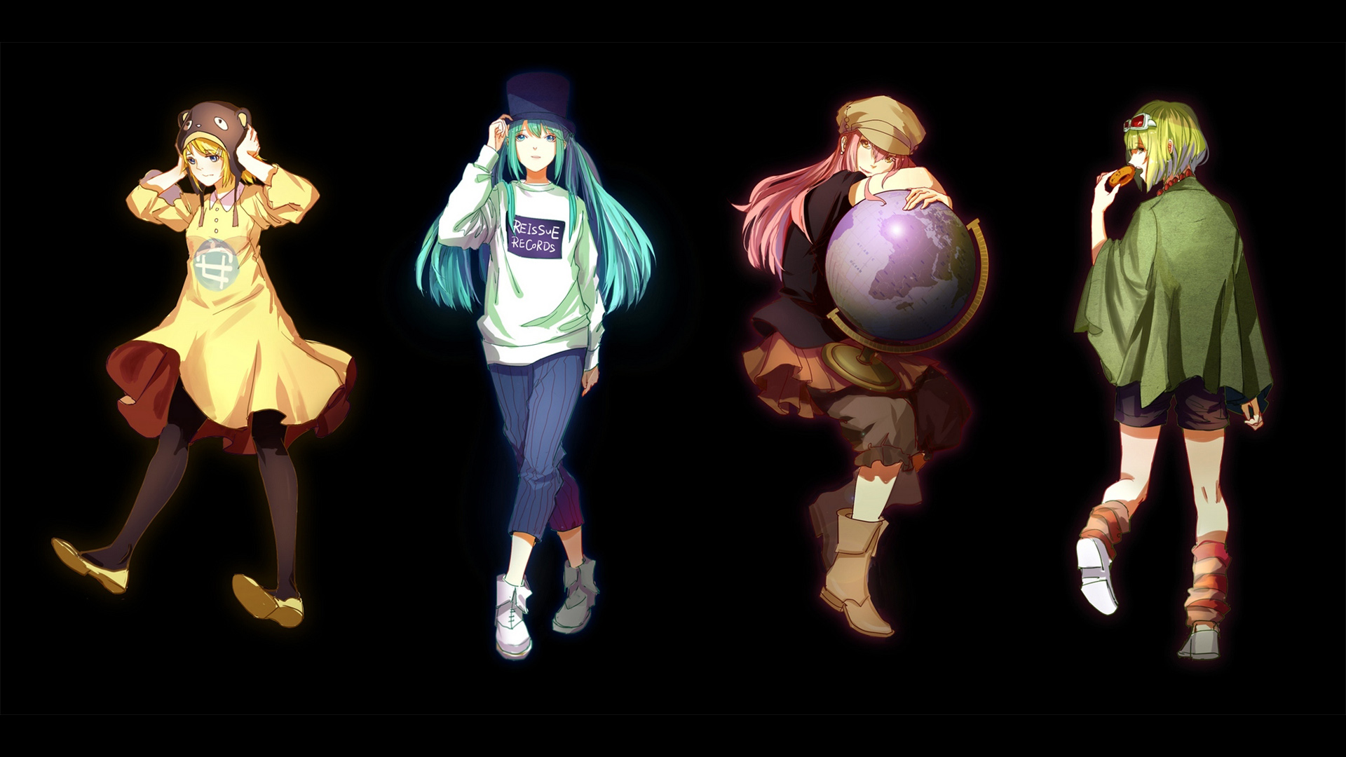 初音未来舞台时尚，精选优美动漫壁纸，免费下载美化电脑桌面