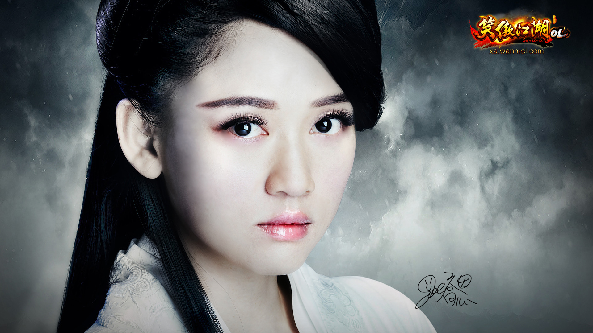 东方不败·笑傲江湖OL，陈乔恩美女壁纸，免费电脑壁纸下载