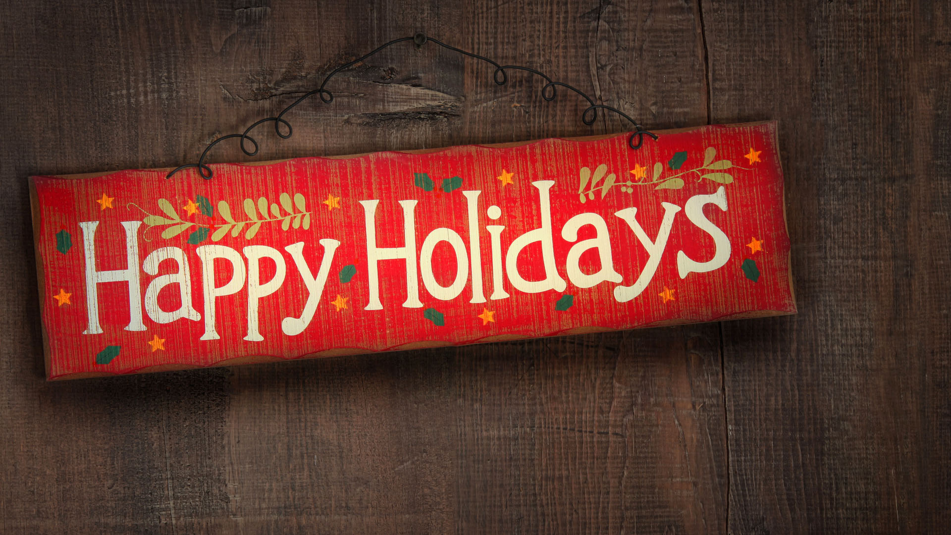 happy holidays节日快乐桌面壁纸