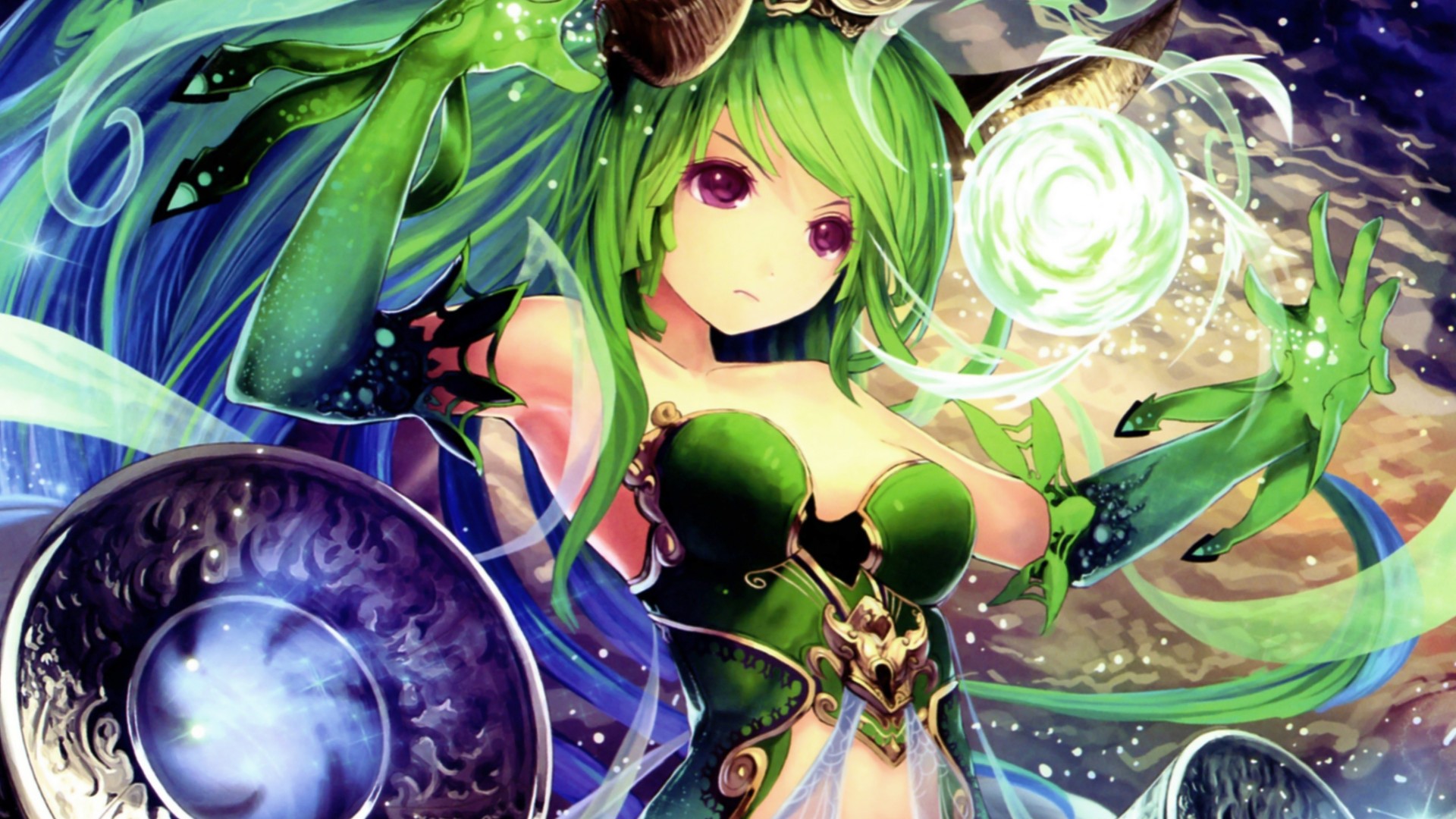 巴哈姆特之怒动漫美少女桌面壁纸