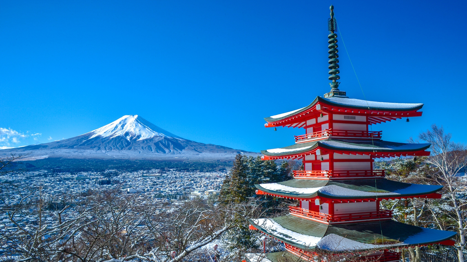 富士山绝美高清壁纸，免费下载，装点你的电脑桌面