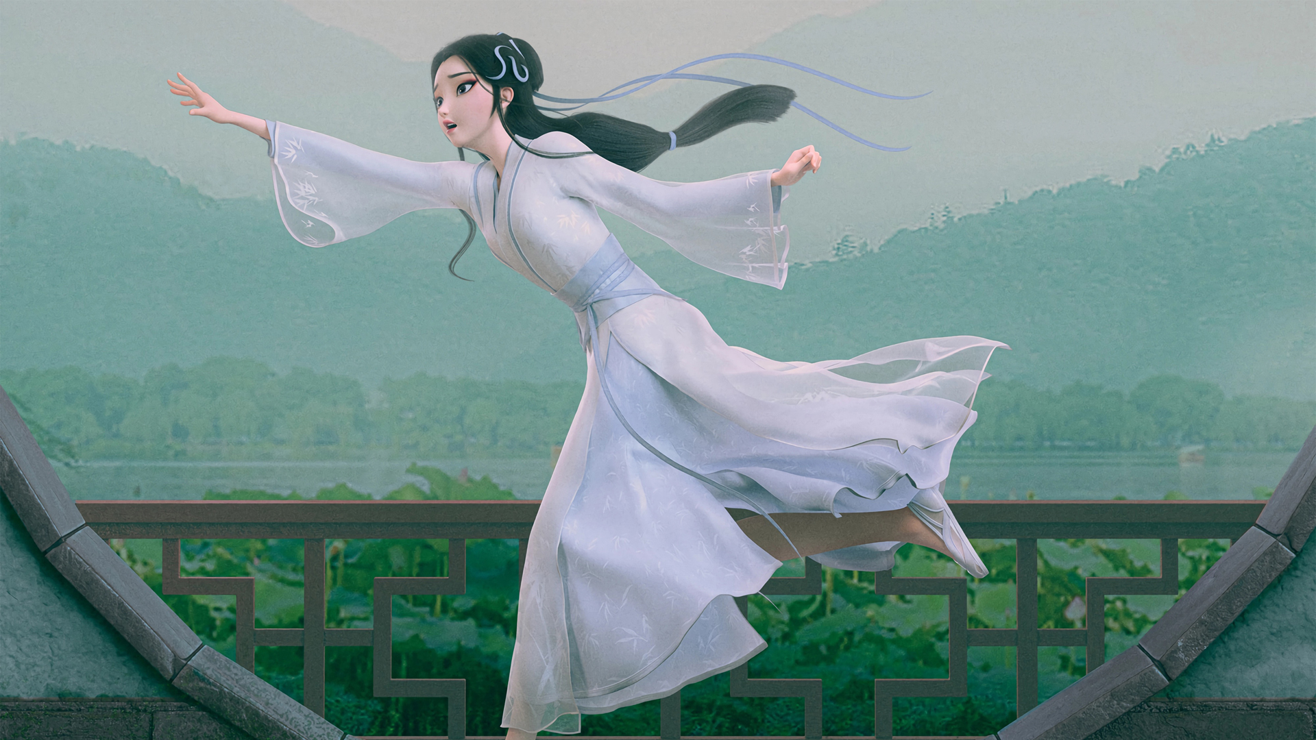 高清《白蛇，浮生》小白电影海报壁纸，免费下载，专享电脑桌面美化