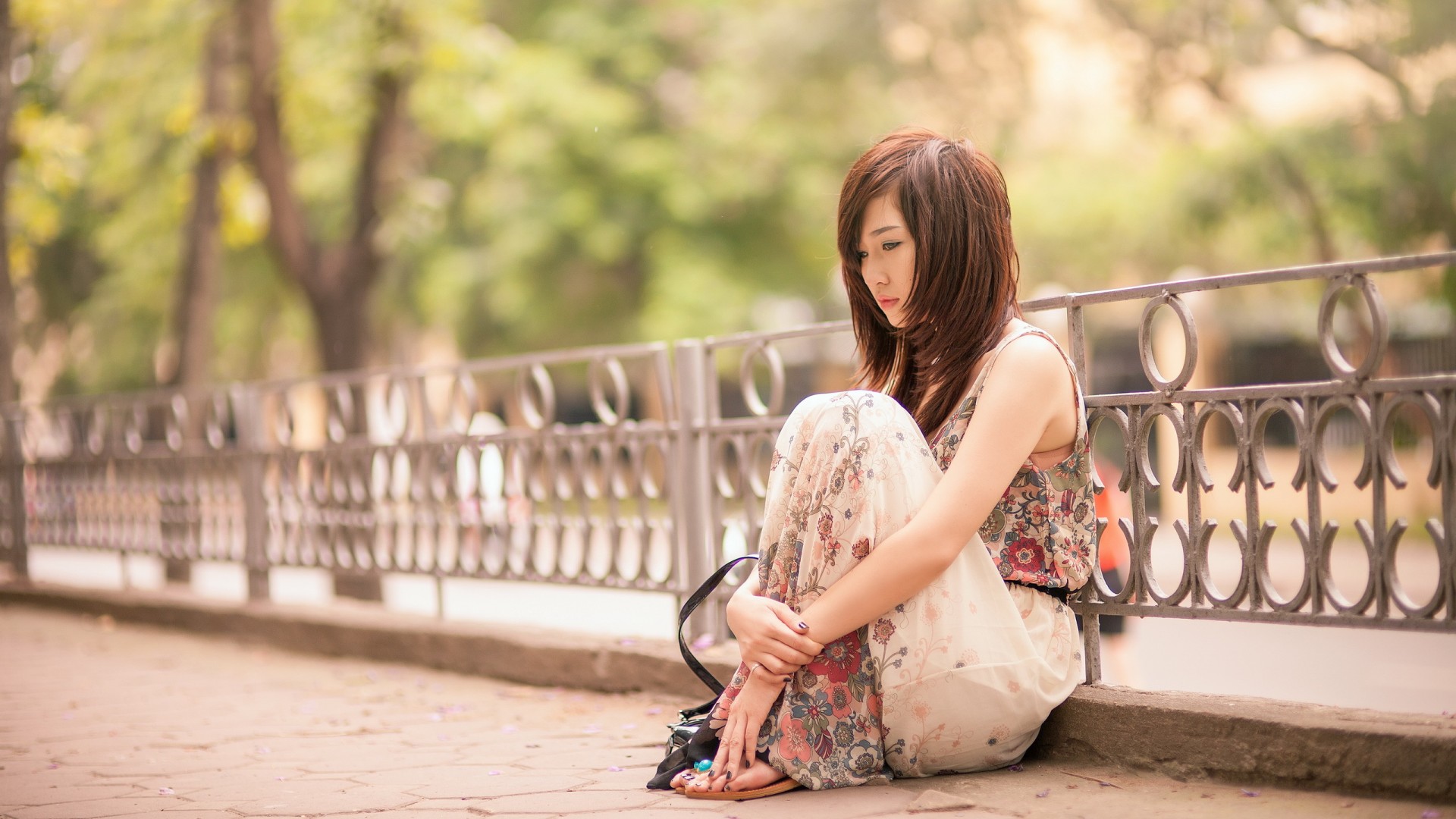 默念那份爱,美女,伤感,等待,壁纸