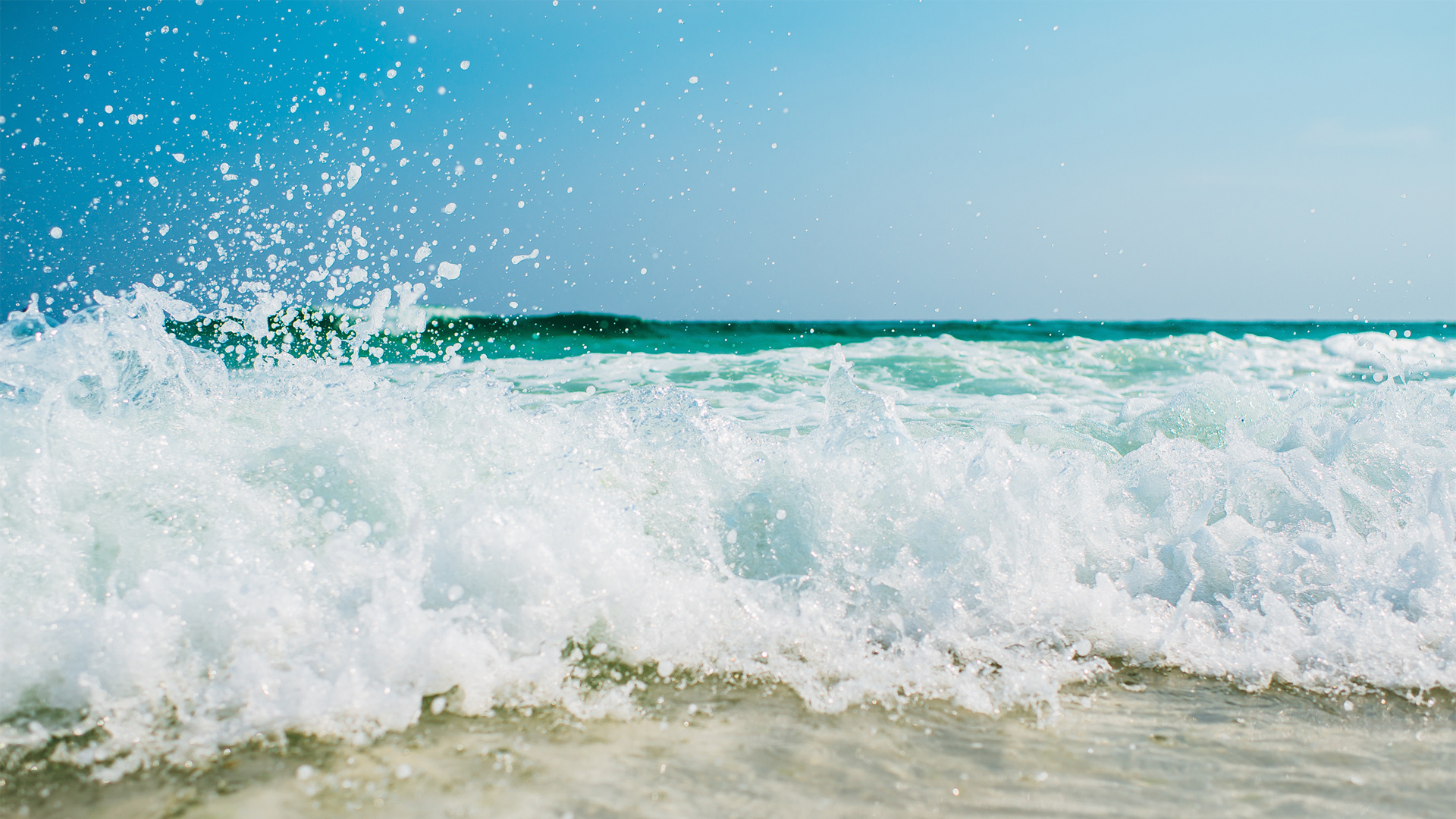 海浪海洋海景桌面壁纸