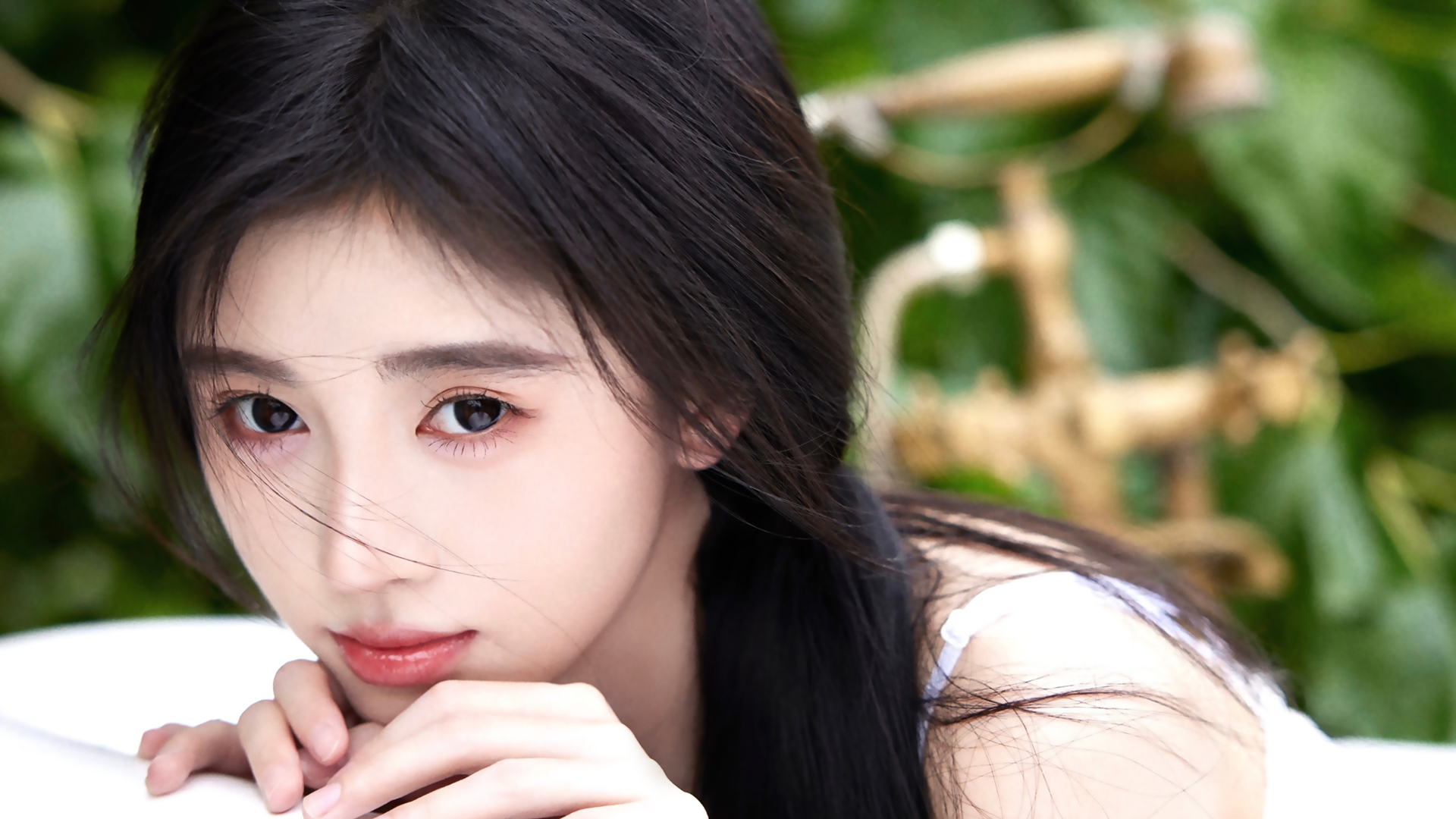 清新可爱鞠婧祎壁纸，免费电脑美女壁纸高清下载