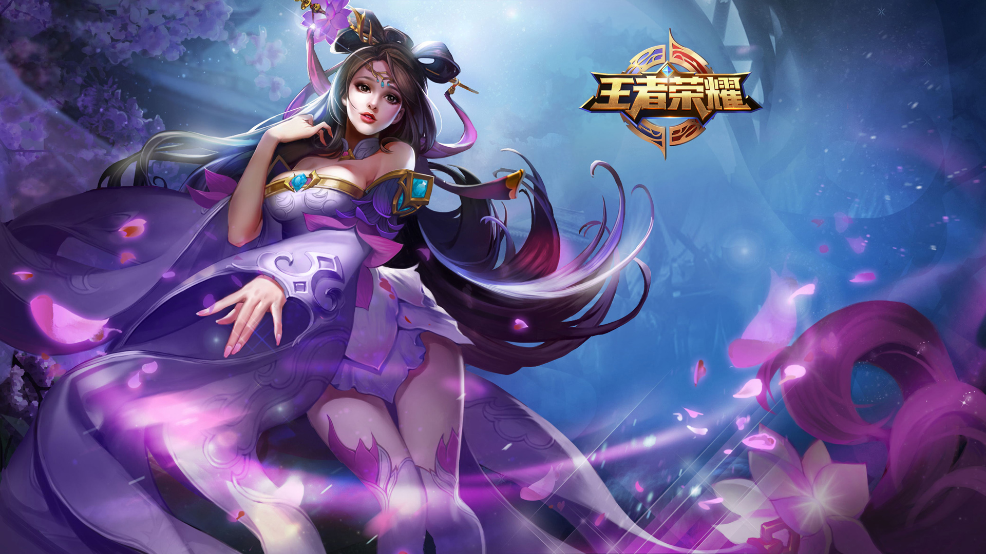 王者荣耀，至尊宝女神绝美桌面壁纸，免费电脑版下载！