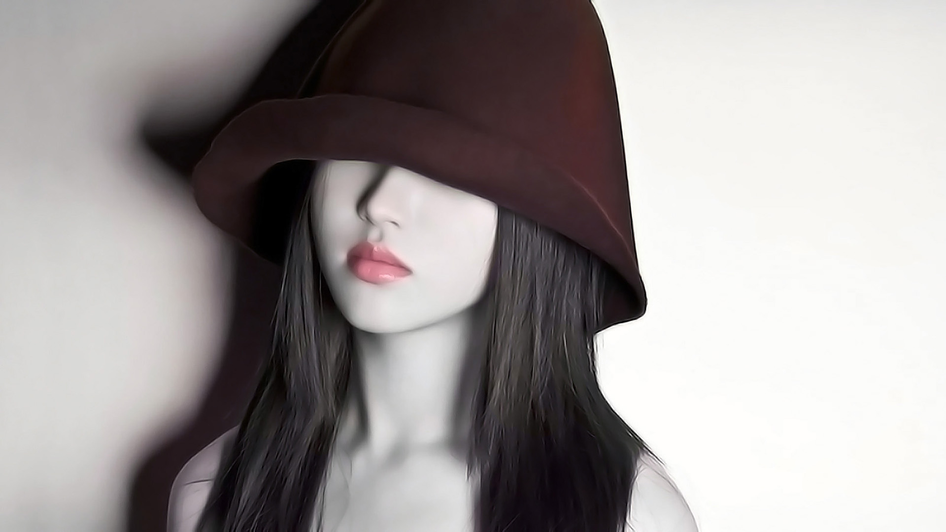 素颜美女照片桌面壁纸