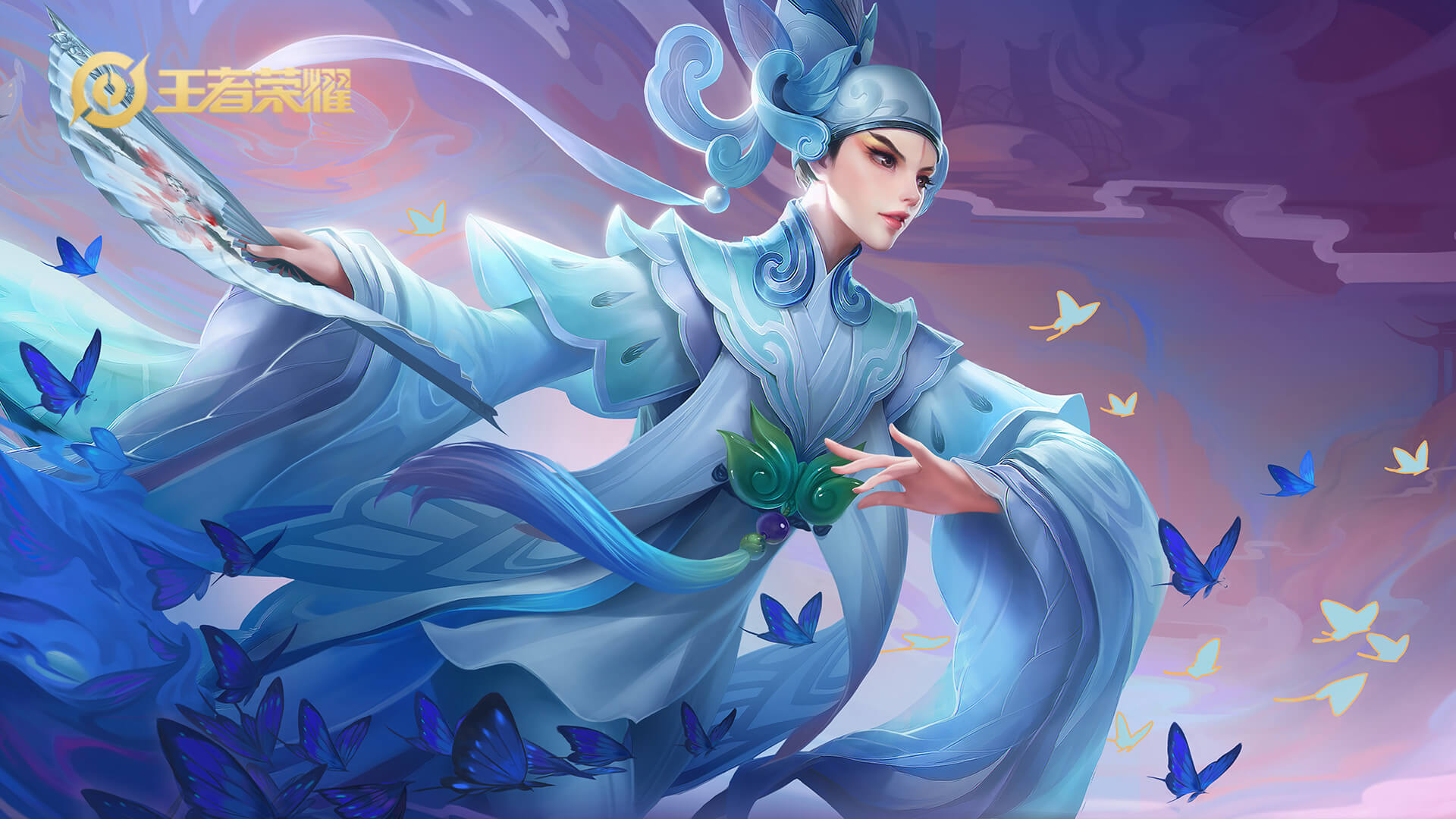 王者荣耀上官婉儿-梁祝主题壁纸，免费高清电脑壁纸下载