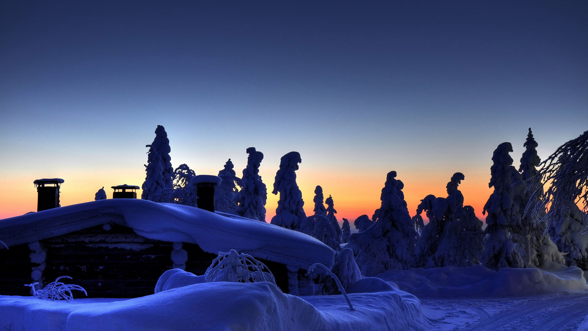 冰天雪地绝美风景，免费电脑桌面壁纸下载