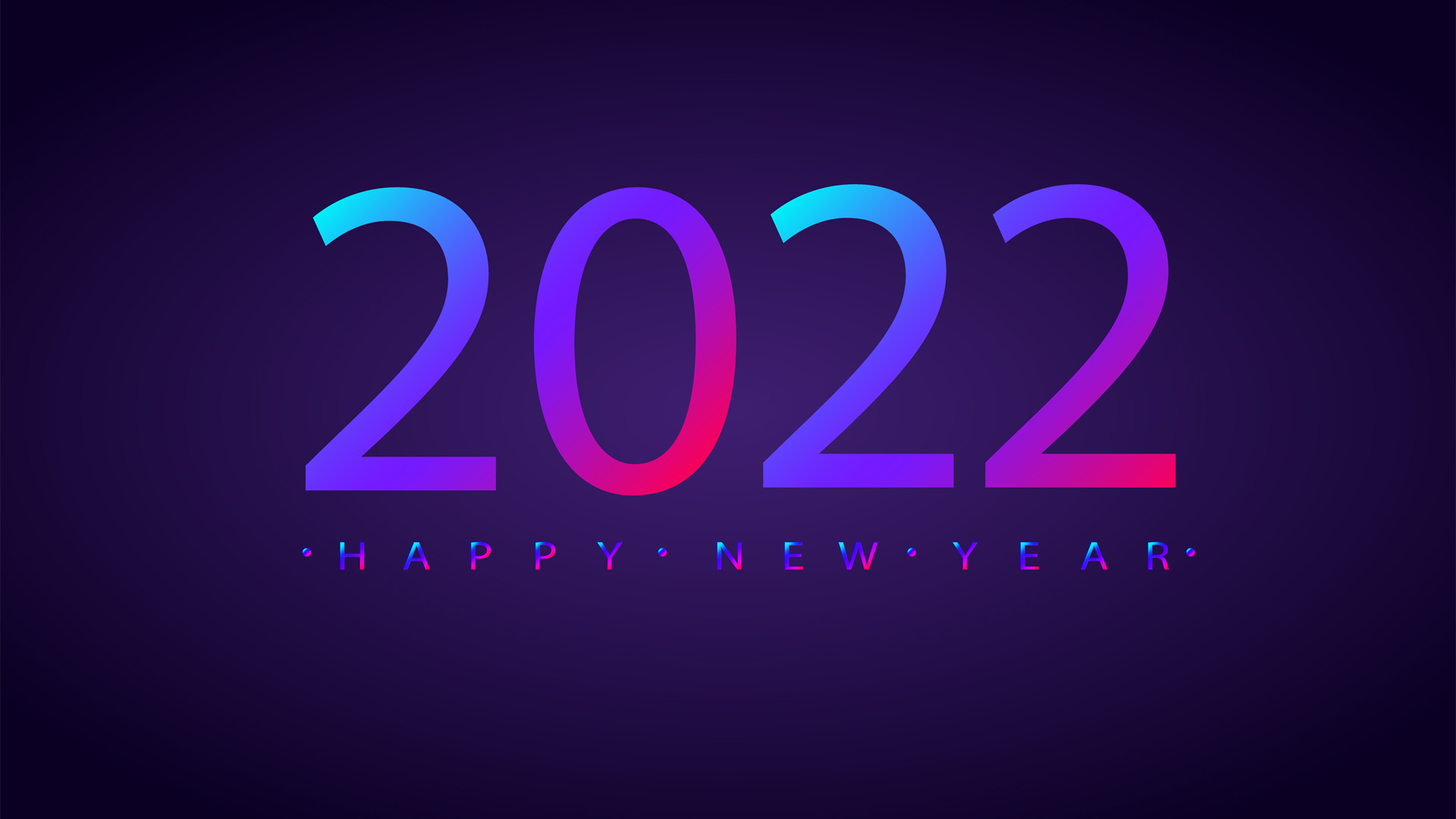 2022新年个性数字壁纸，免费下载，电脑节日美化必备！
