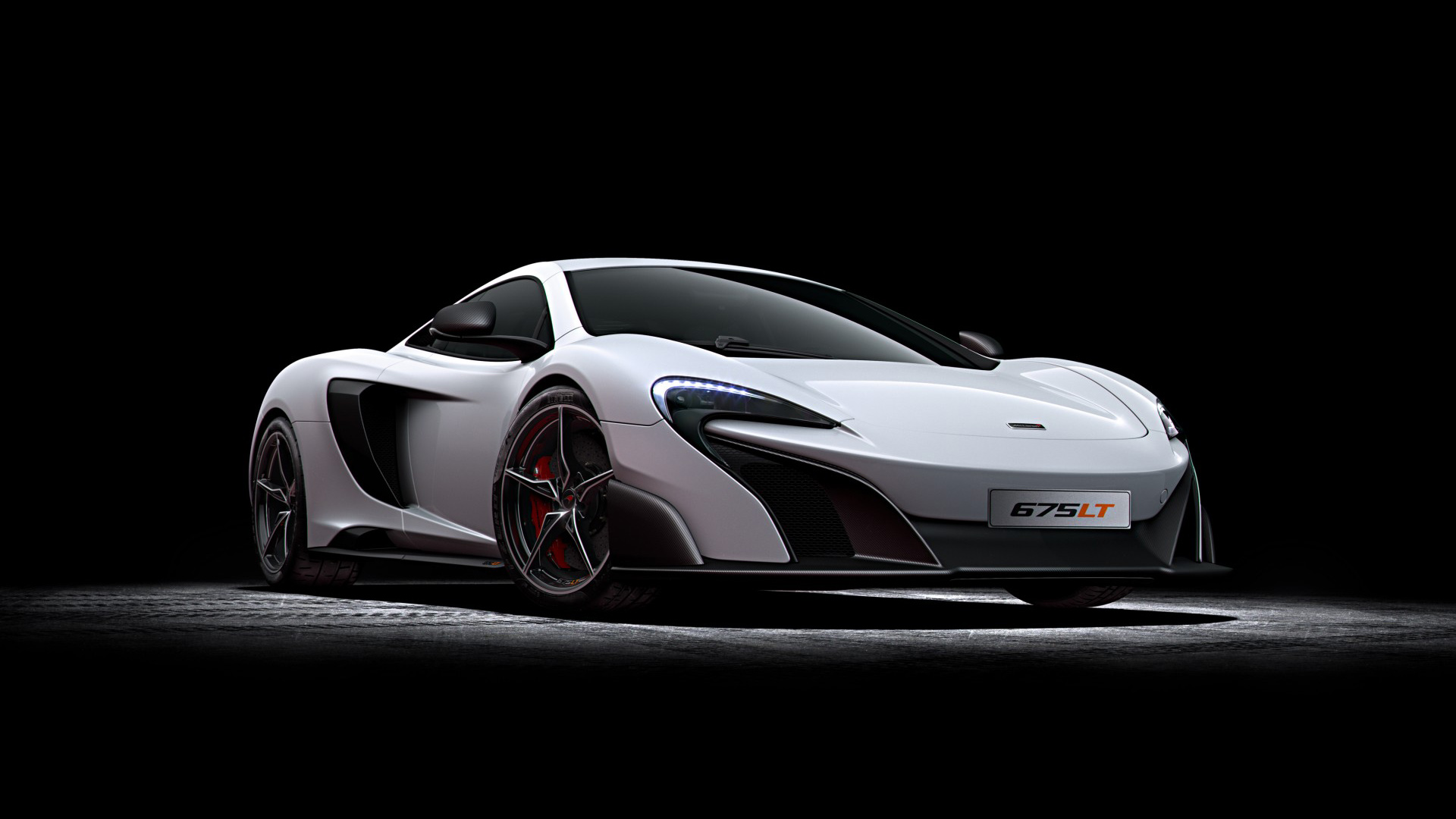 2015年，迈凯轮，675lt，迈凯轮，白色，超级跑车壁纸