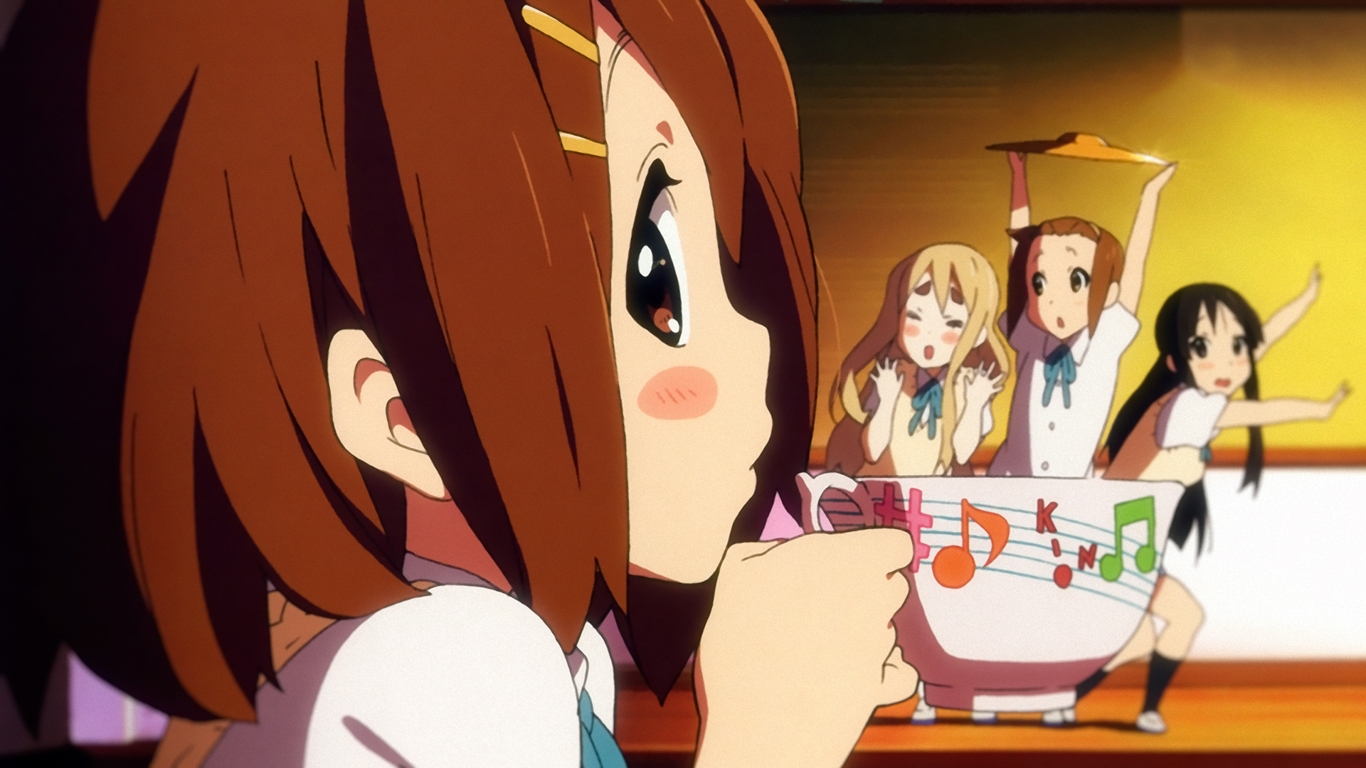 K-ON轻音少女，畅享茶韵音乐，探索精彩俱乐部，免费下载绝美壁纸！
