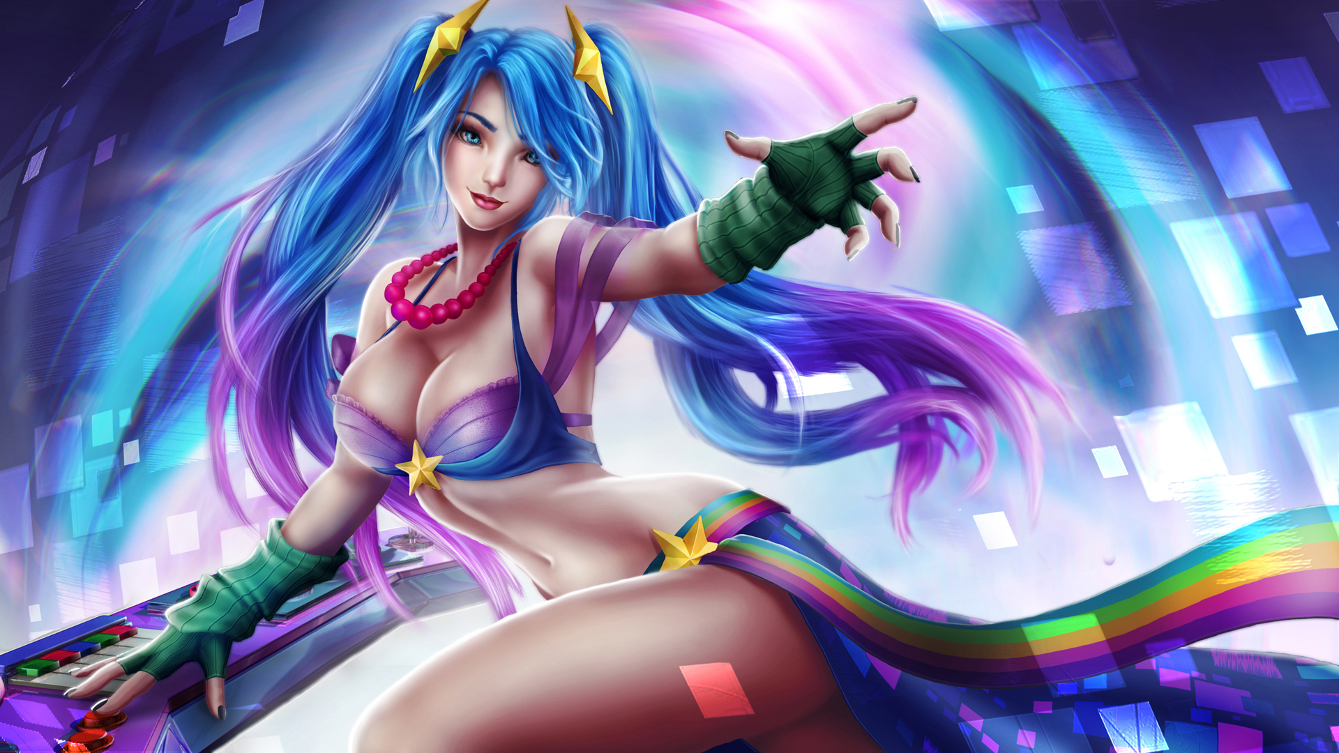 LOL英雄联盟，绝美琴女桌面壁纸，免费下载，畅享游戏风采！