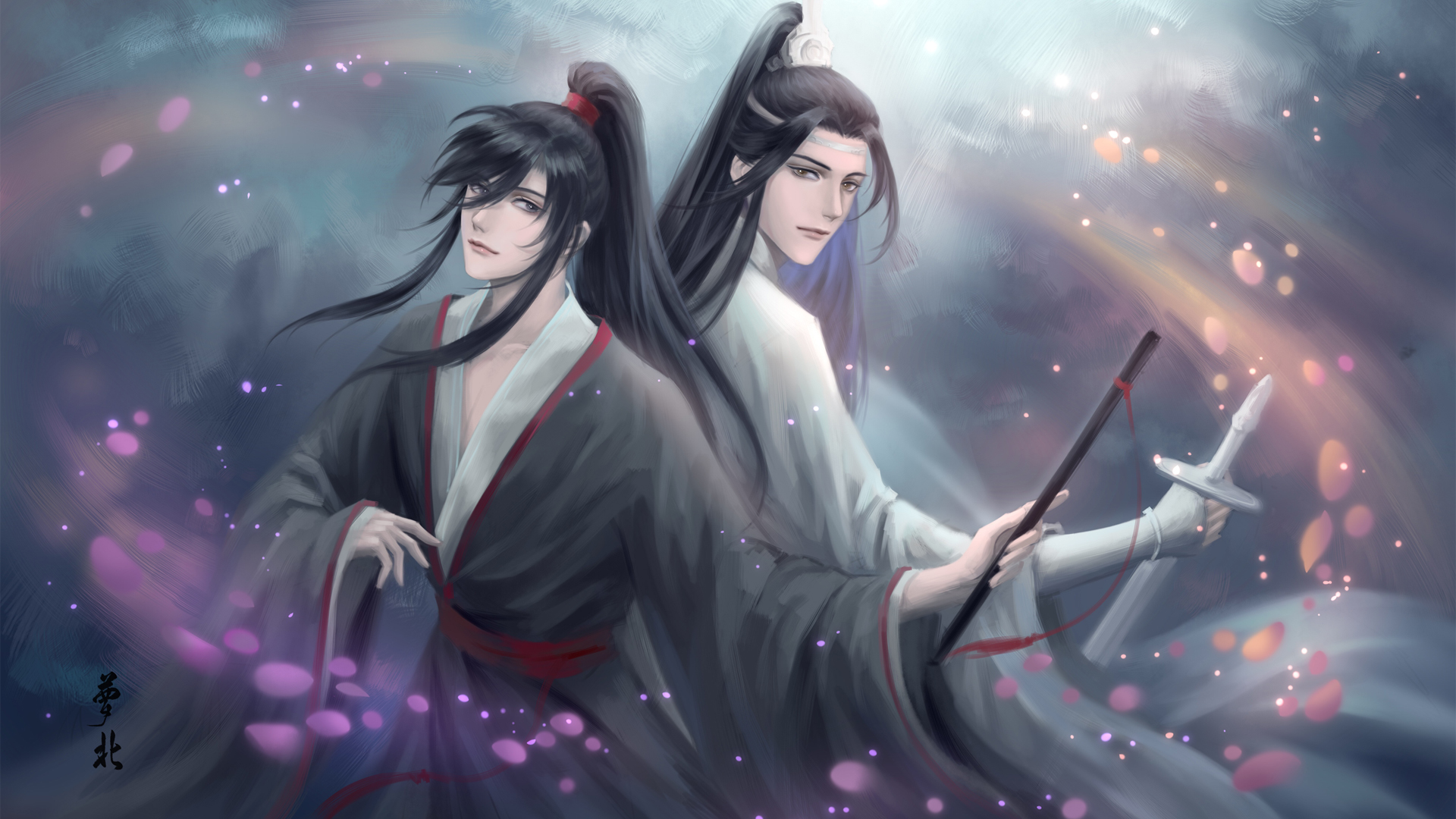 魔道祖师魏无羡动漫图片壁纸，免费电脑壁纸高清下载