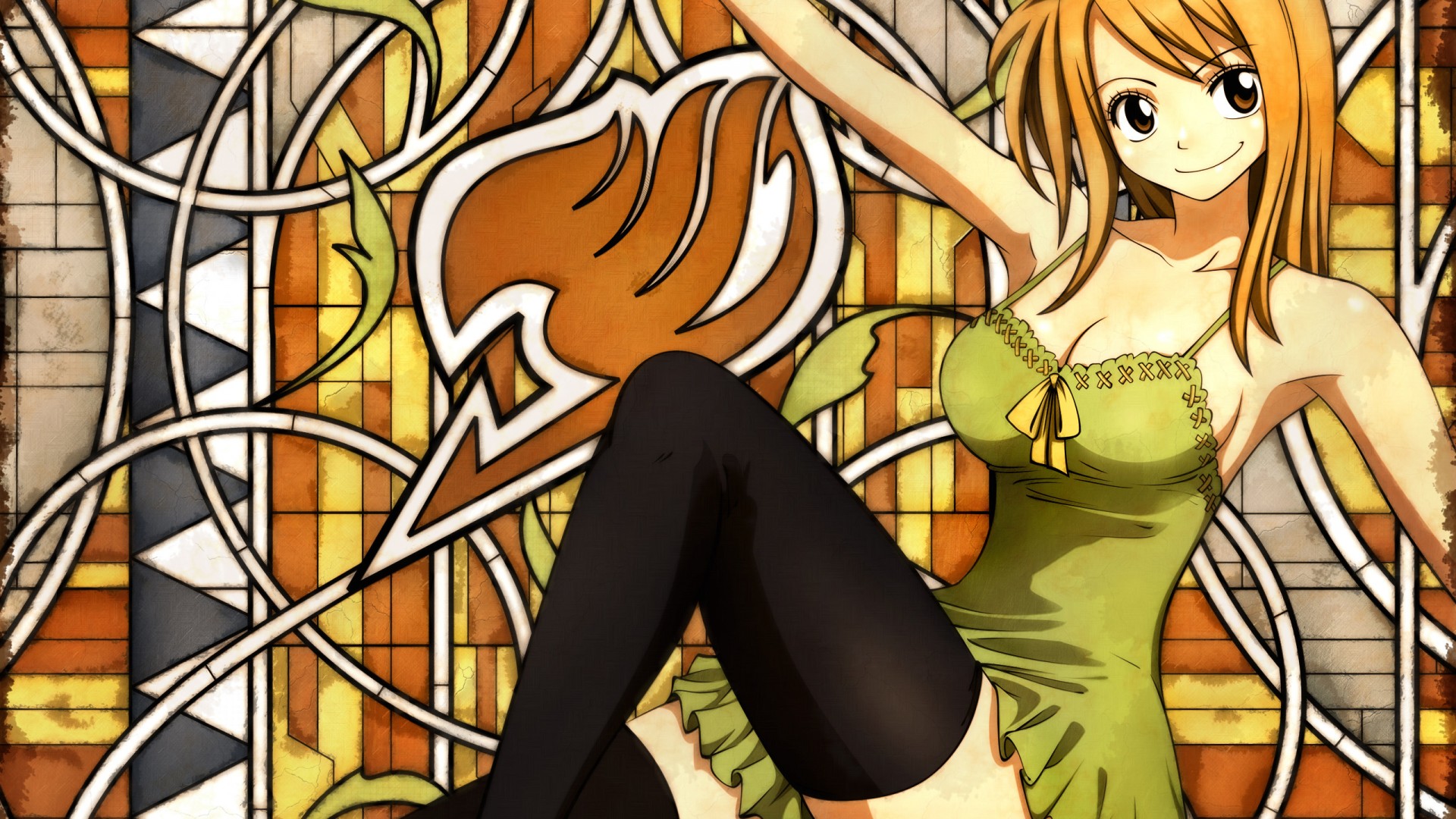 免费下载！精美妖精的尾巴露西动漫电脑桌面壁纸