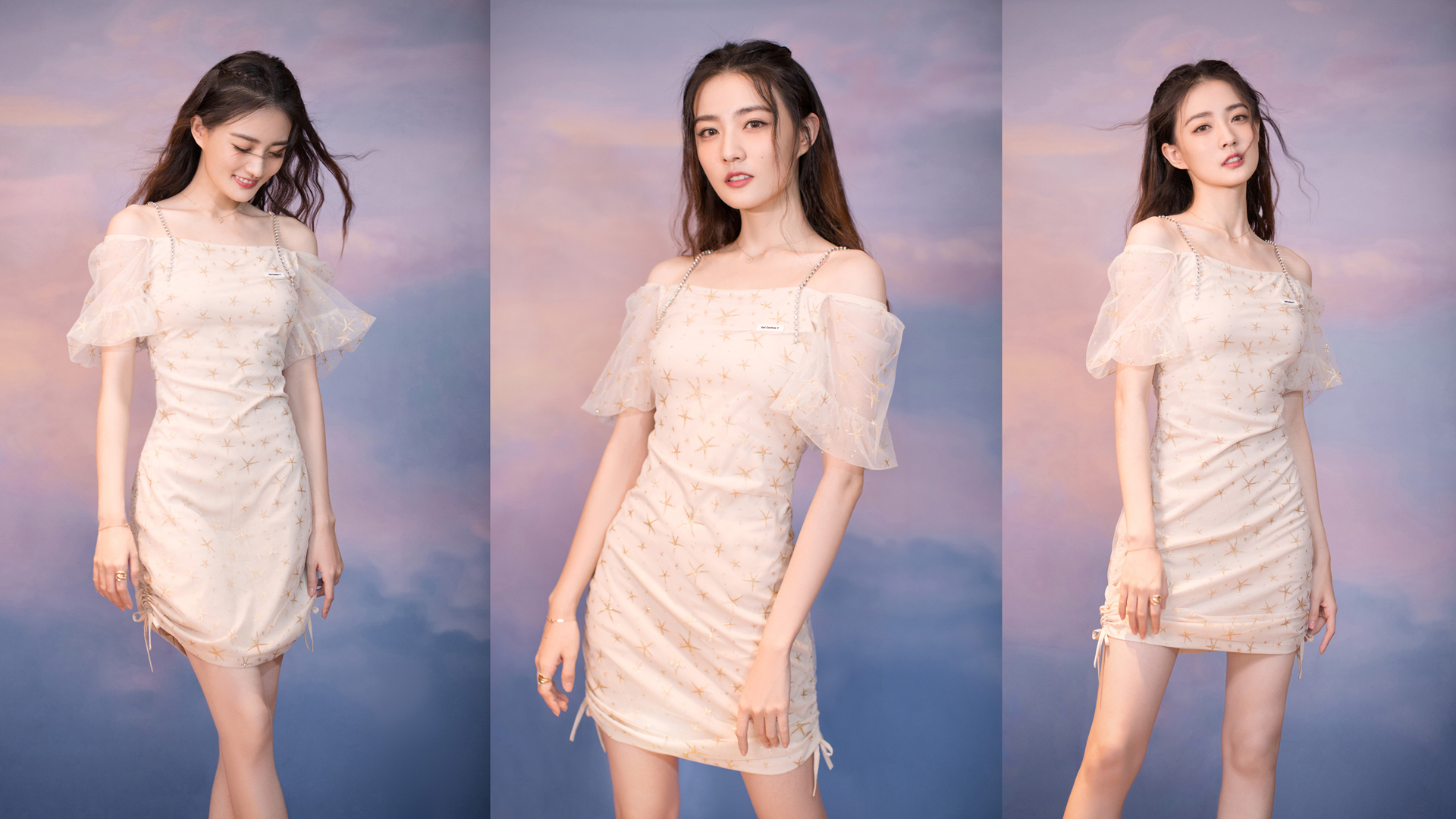 徐璐美女拼图，高清电脑壁纸免费下载