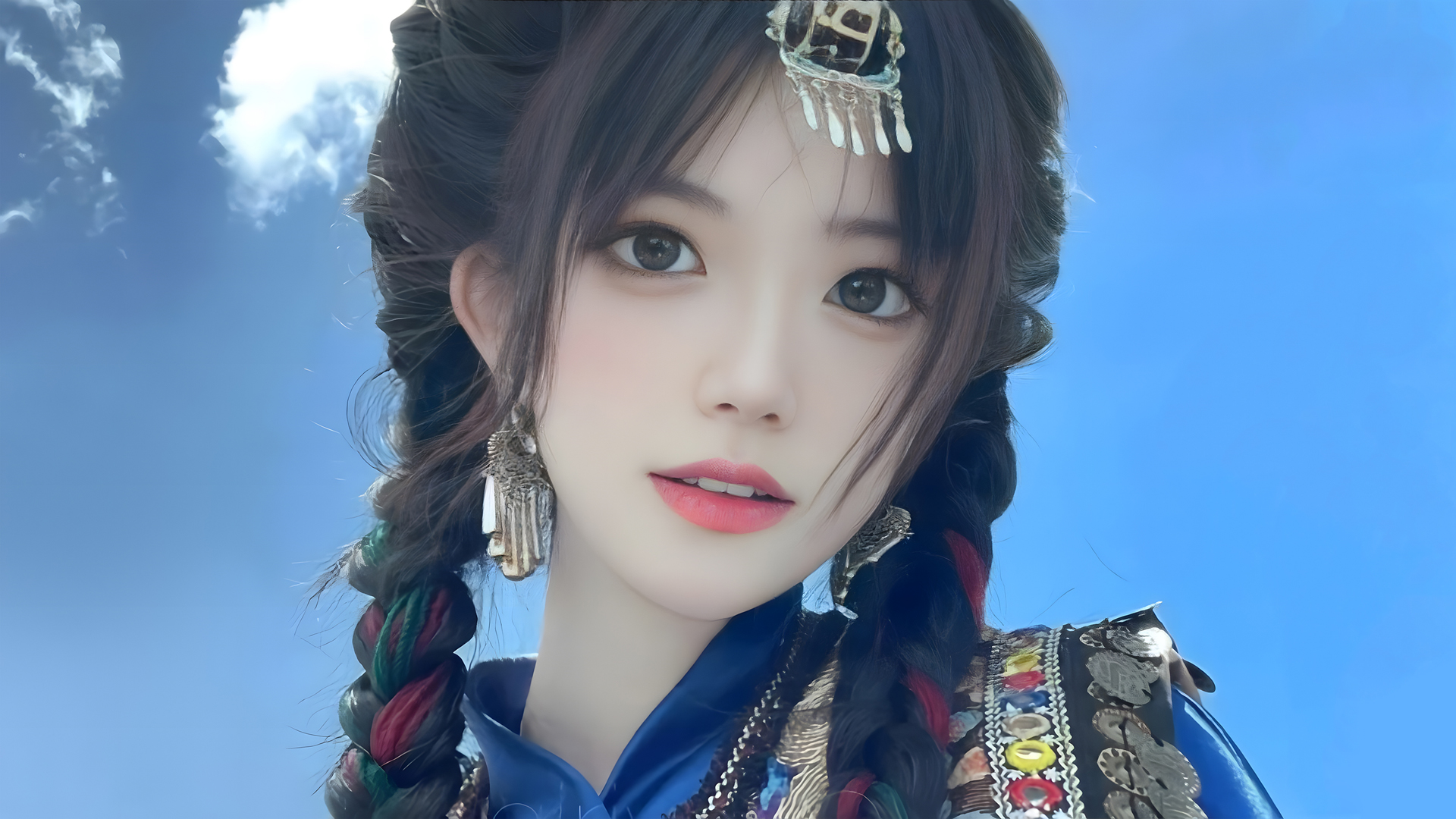 七日畅游藏服之美，精选高清美女壁纸，免费电脑壁纸下载