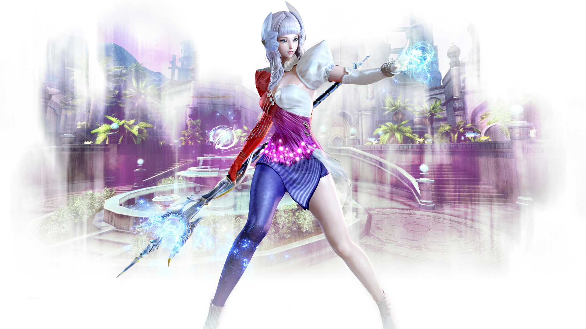 永恒之塔美女魔术师壁纸，精选高清电脑壁纸免费下载
