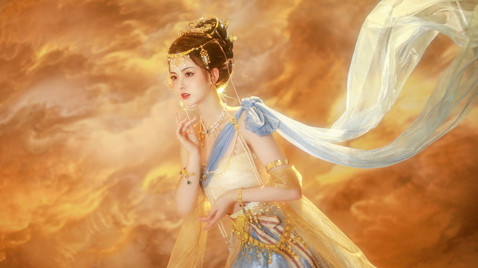 敦煌风美女高清壁纸