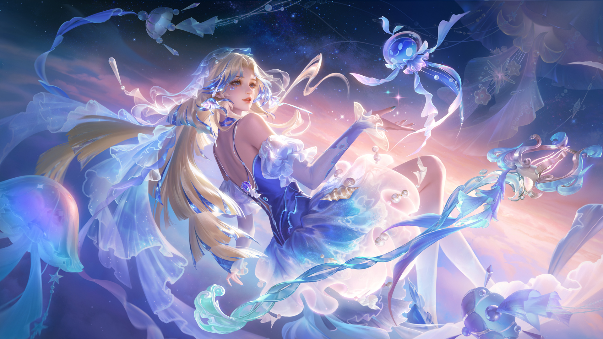 王昭君长夜焕生王者荣耀皮肤无水印免费电脑壁纸下载