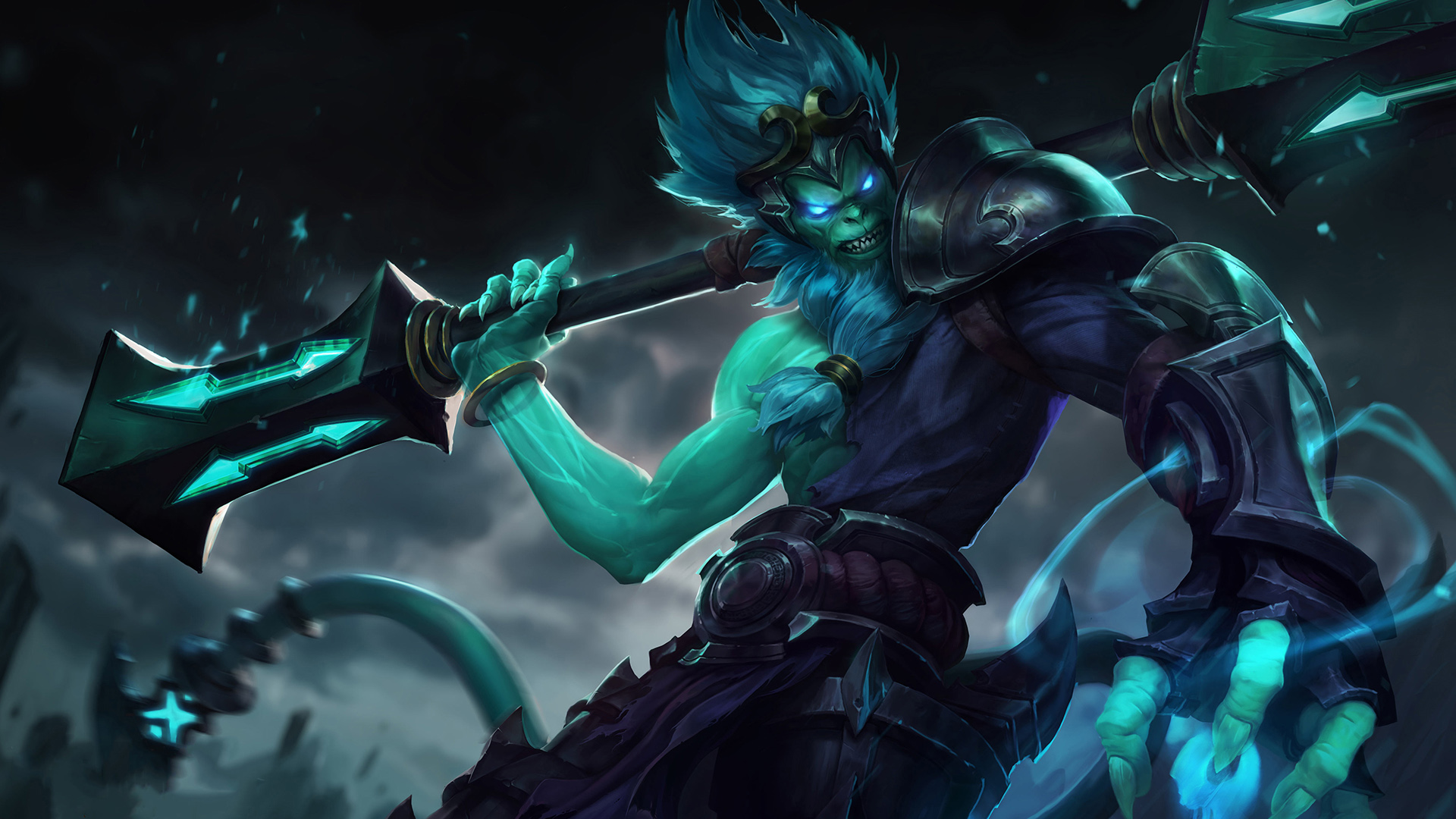 英雄联盟LOL，齐天大圣孙悟空炫酷桌面壁纸，免费下载！