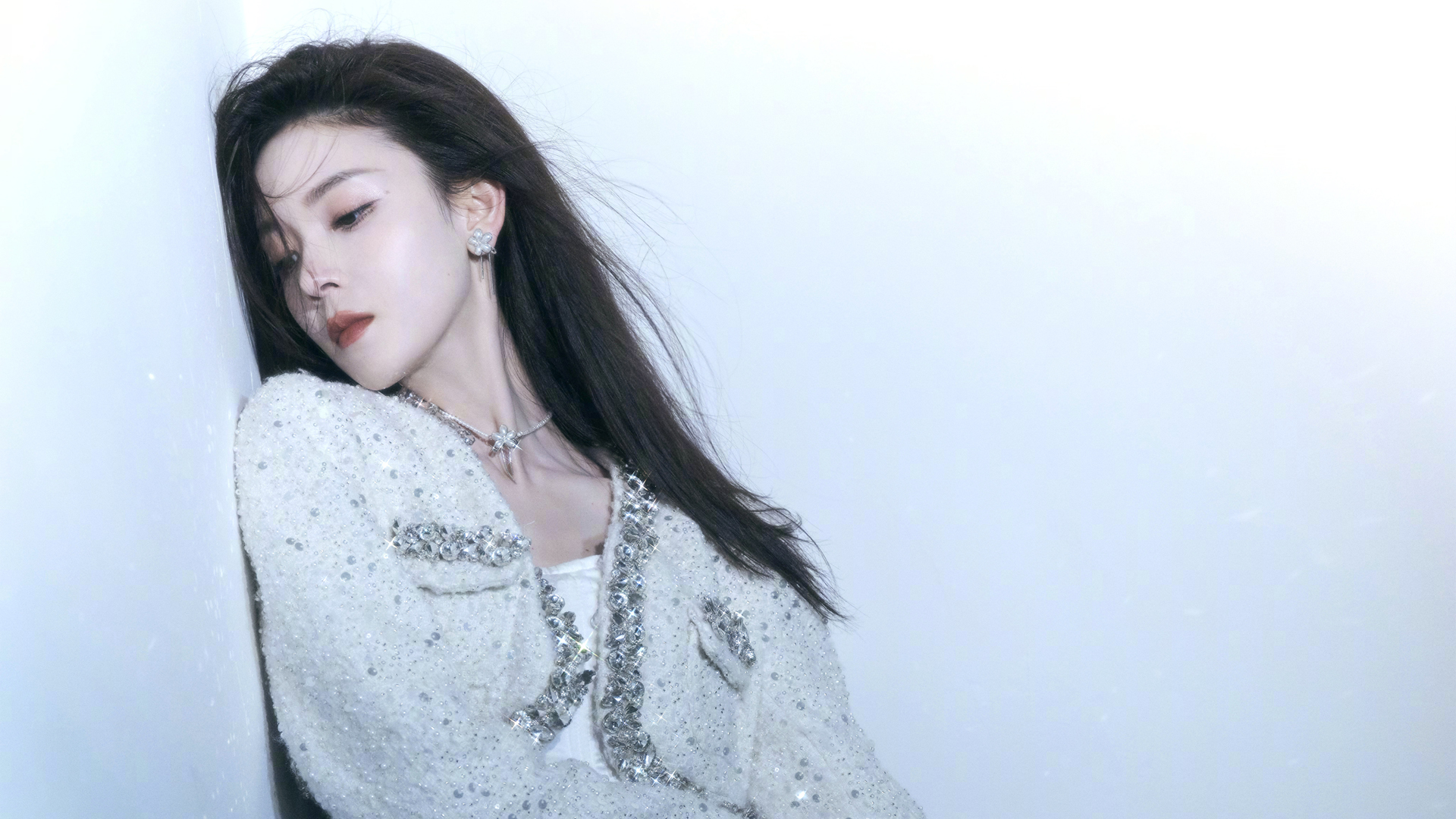 陈瑶 长发 侧颜 美女壁纸