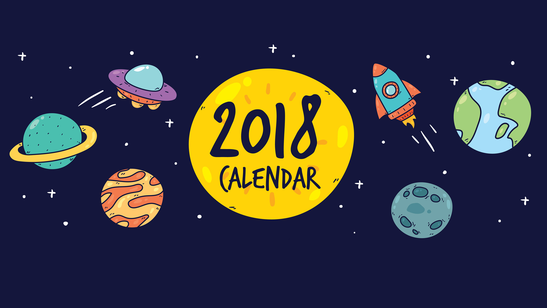 2018宇宙太空精选桌面壁纸，免费高清下载，打造炫酷电脑背景