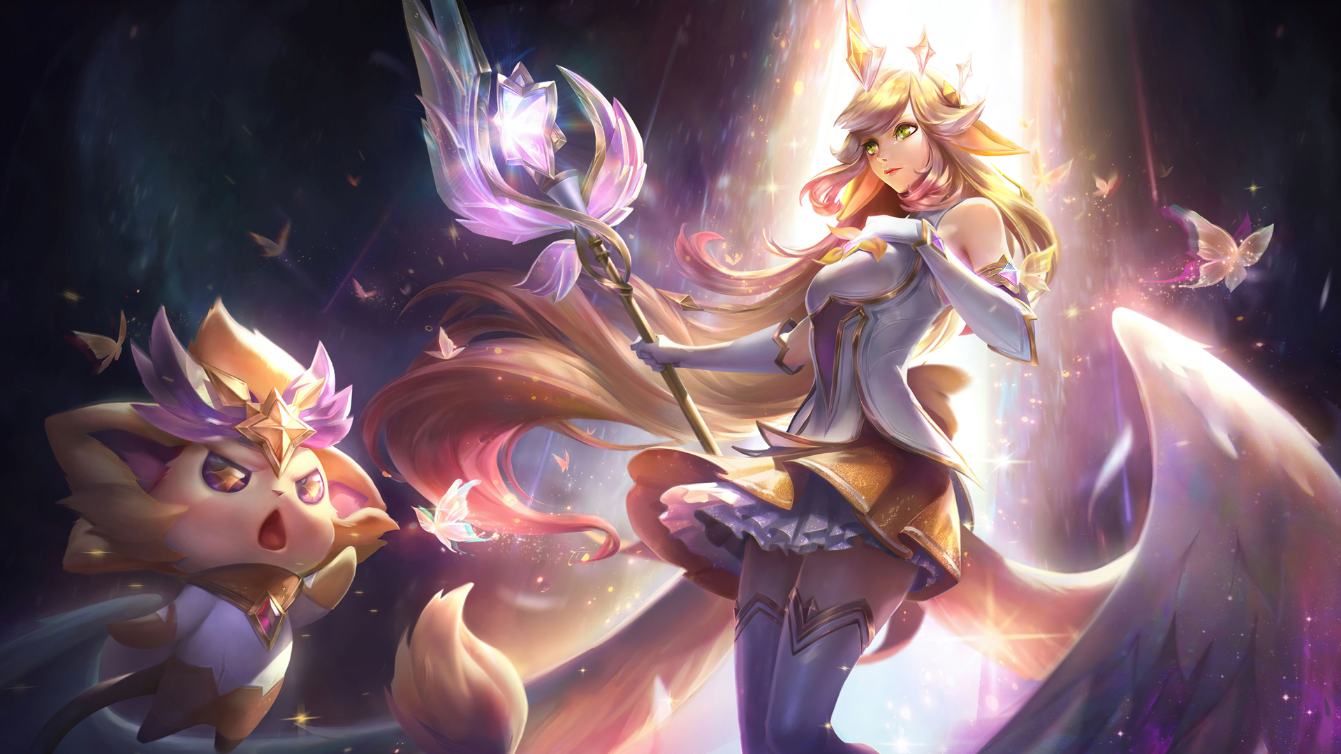 英雄联盟lol众星之子 星之守护者 至臻 索拉卡高清壁纸