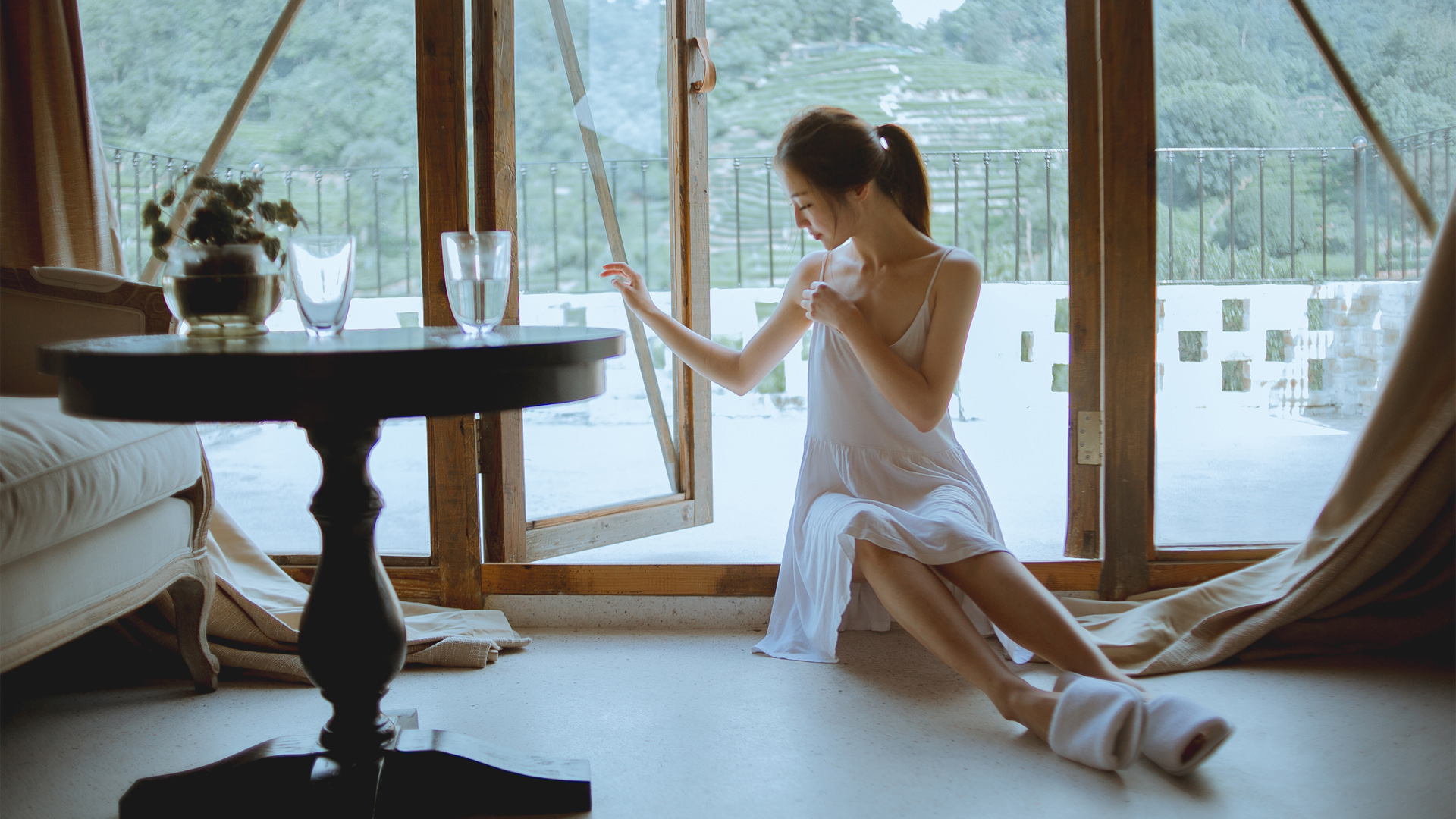 小木屋妮妮摄影精选美女壁纸，免费电脑壁纸下载专区
