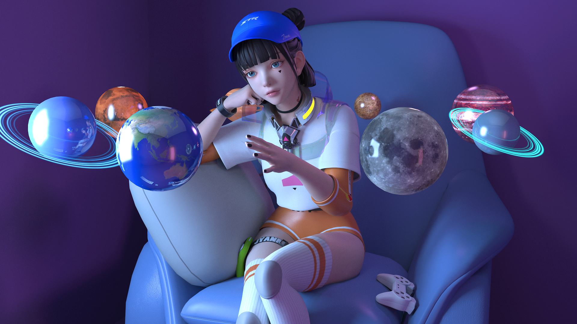 集原美沙发星球，免费高清动漫壁纸下载，电脑桌面美化首选！